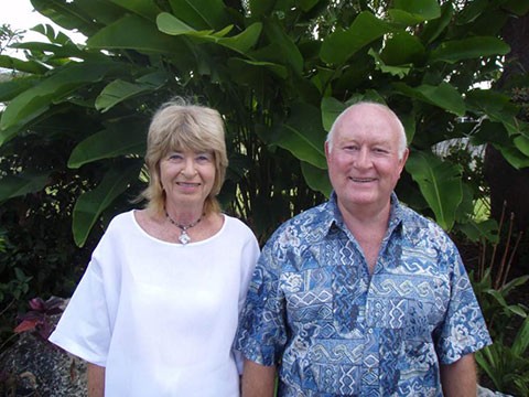 Your hosts Trevor and Pamela Ramsay